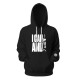 I Can And I Will Greys&Blues Goodie Hoodie Plain-Black